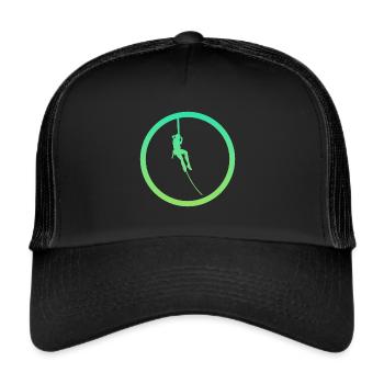 Climber Rope Climbing Climber - Trucker Cap - black/black - Front