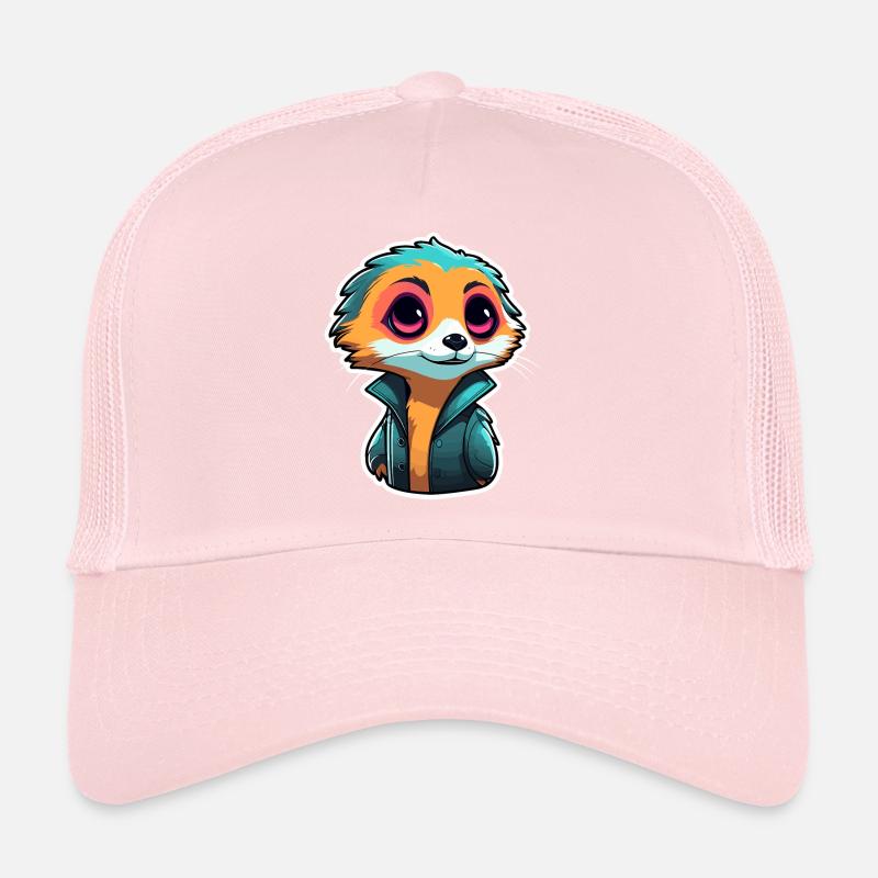 Meerkat Drawing Trucker Cap