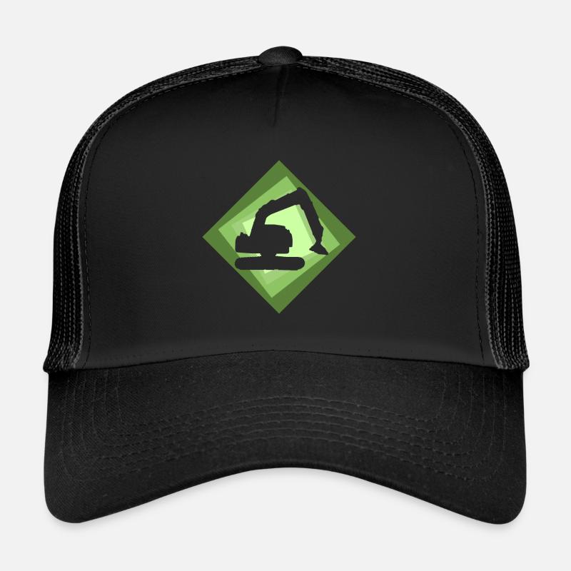 Ouvrier de la construction d’excavatrice Ouvrier de la construction Casquette trucker 