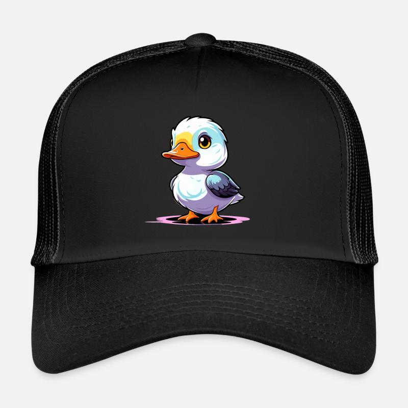 Duck Illustration Trucker Cap