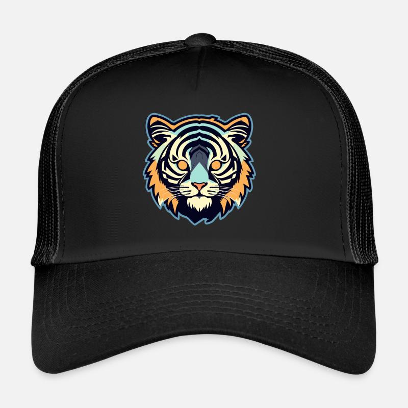Tiger Illustration Trucker Cap