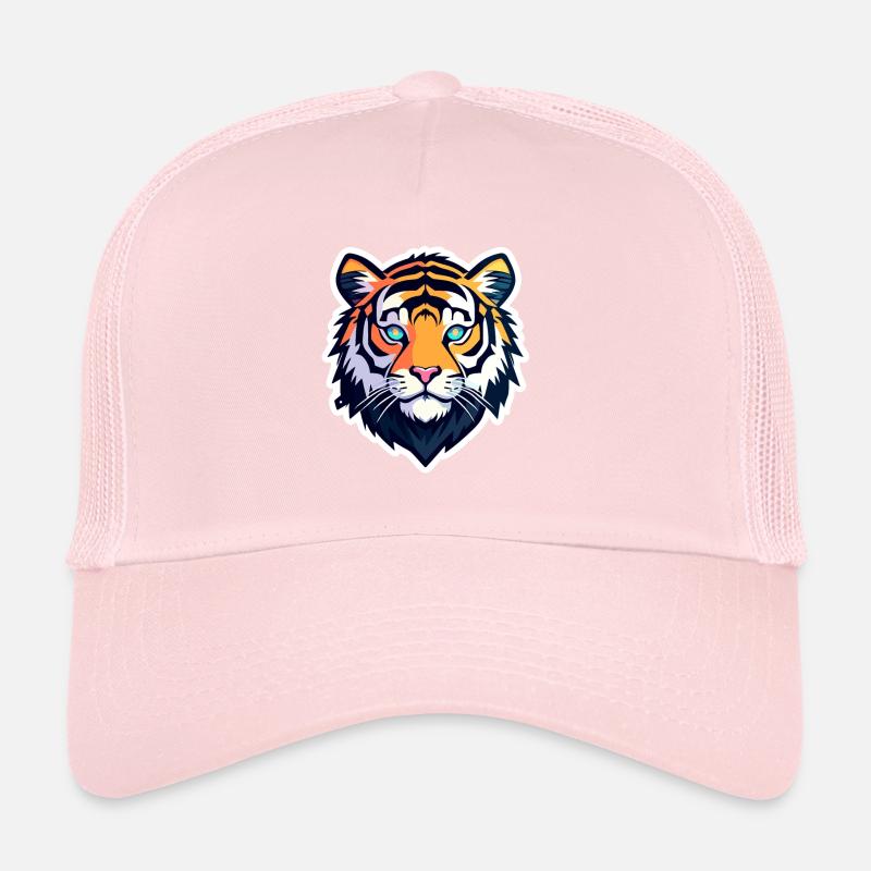 Tiger Illustration Trucker Cap