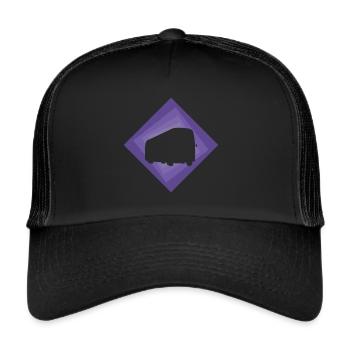 Bus Driver School Bus Driver - Trucker Cap - black/black - Front