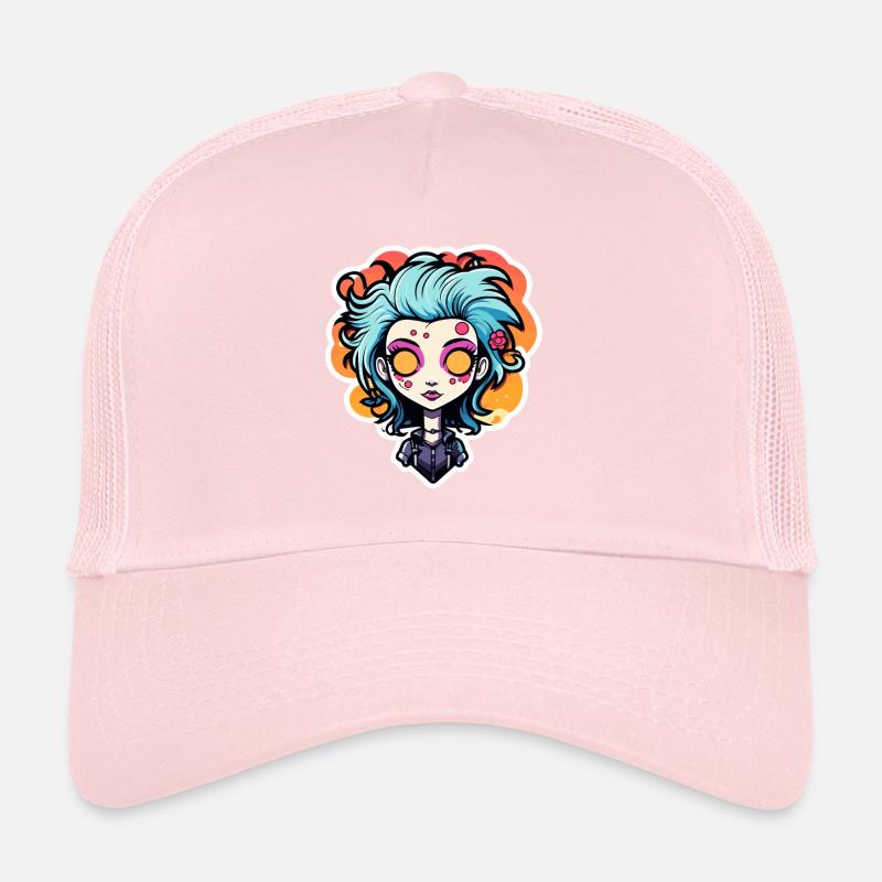 Cute zombie illustration Trucker Cap