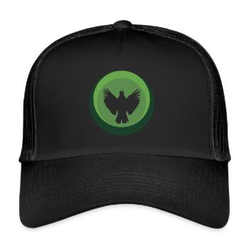 Bird Bird Bird - Trucker Cap - black/black - Front