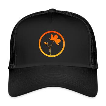 Botanical Horticulture Botany - Trucker Cap - black/black - Front
