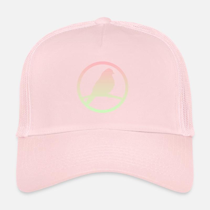 Peep Parakeet Bird Watching Trucker Cap