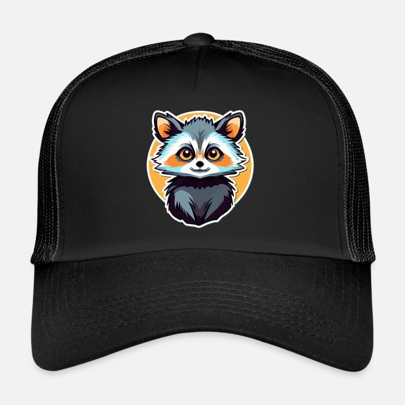 Illustration de raton laveur Casquette trucker 