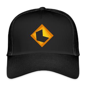 Blogger Blogging Writing - Trucker Cap - black/black - Front