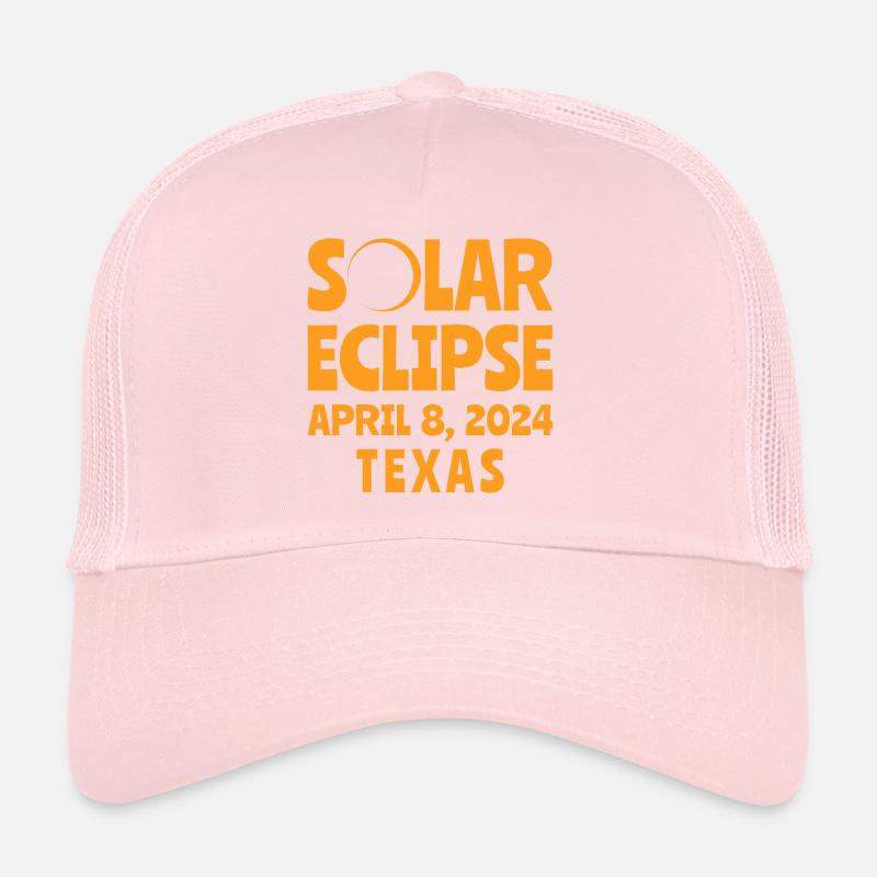Éclipse solaire 2024 Texas Casquette trucker 