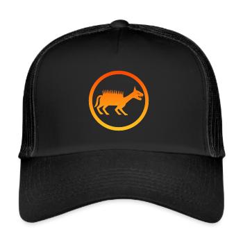 Mythical Creatures Mythical Animals Mythical Creatures - Trucker Cap - black/black - Front