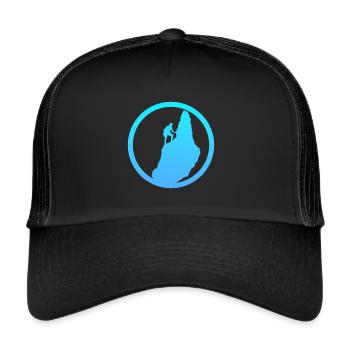 Mur d’escalade Summit Climber - Casquette trucker  - noir/noir - Devant