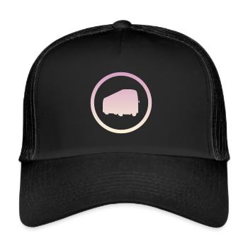 Bus Transport Bus Driving - Trucker Cap - black/black - Front