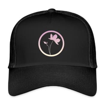 Botanical Flora Plants - Trucker Cap - black/black - Front