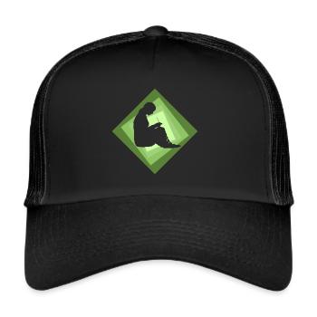 Crochet Sewing Crochet - Trucker Cap - black/black - Front
