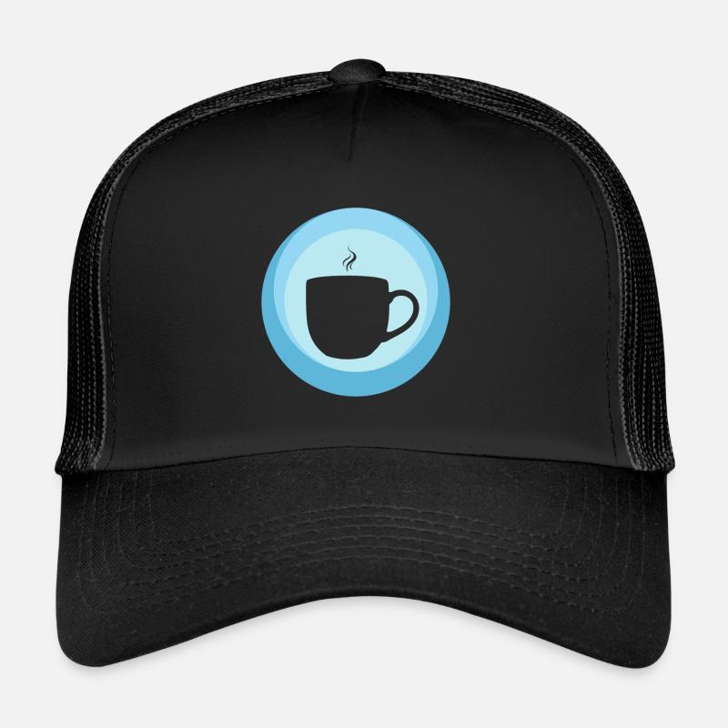 Café Espresso Cappuccino Casquette trucker 