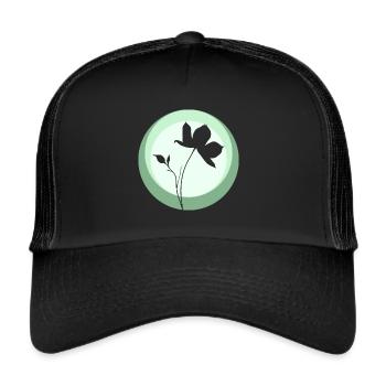 Botany Herbology Flora - Trucker Cap - black/black - Front