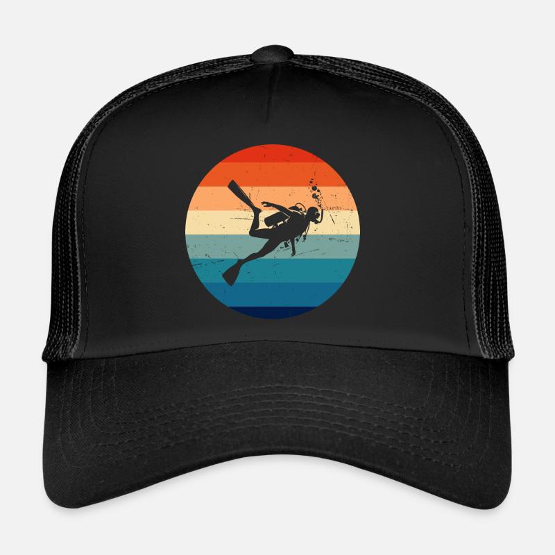 Men's Diving Free Dive Scuba Diving Scuba Diving Trucker Cap