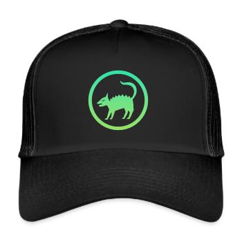 Cryptozoology Legend Unicorn - Trucker Cap - black/black - Front