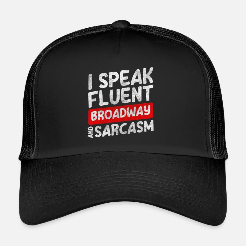 Rideau de jeu de performance théâtrale Casquette trucker 