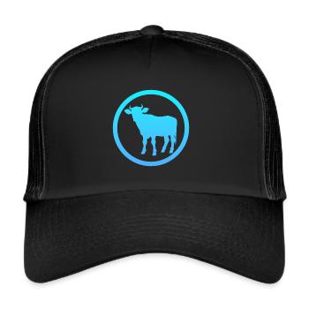 Cows Cow Milk - Trucker Cap - black/black - Front