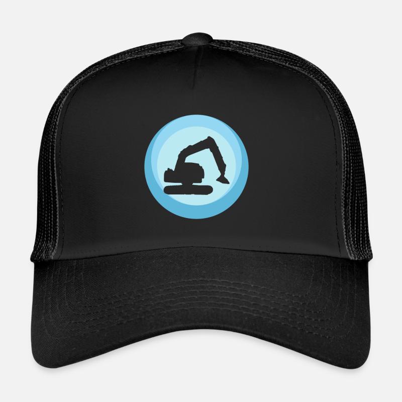 Construction Site Construction Worker Excavator Trucker Cap