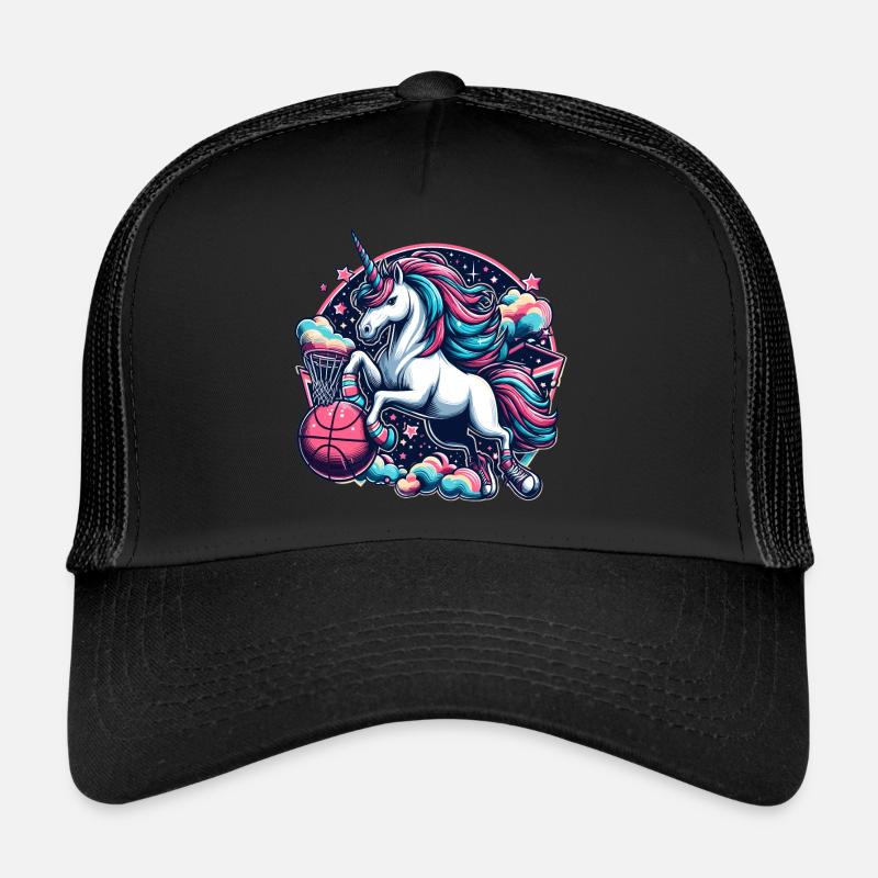 Basketball Einhorn Geschenk Trucker Cap
