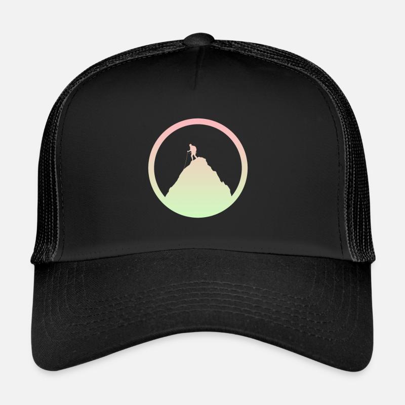 Mur d’escalade, montagne, escalade Casquette trucker 