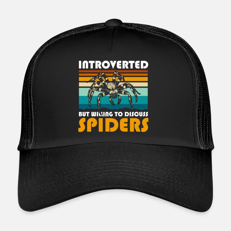 Spider Nature Web Silk Threads Trucker Cap