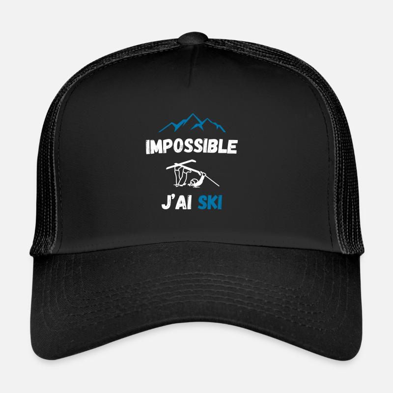 Impossible j'ai ski Casquette trucker 