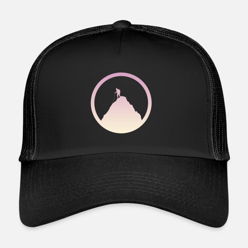 Kletterwand Berg Kletterer Trucker Cap