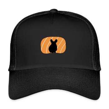 Rodent Hamster Hamster - Trucker Cap - black/black - Front