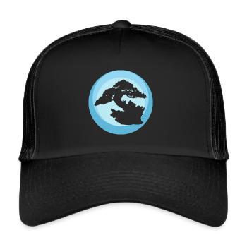Trees Bonsai Bonsai - Trucker Cap - black/black - Front