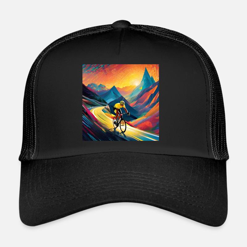 Euphoric Ascent: Chasing the Yellow Dream Trucker Cap