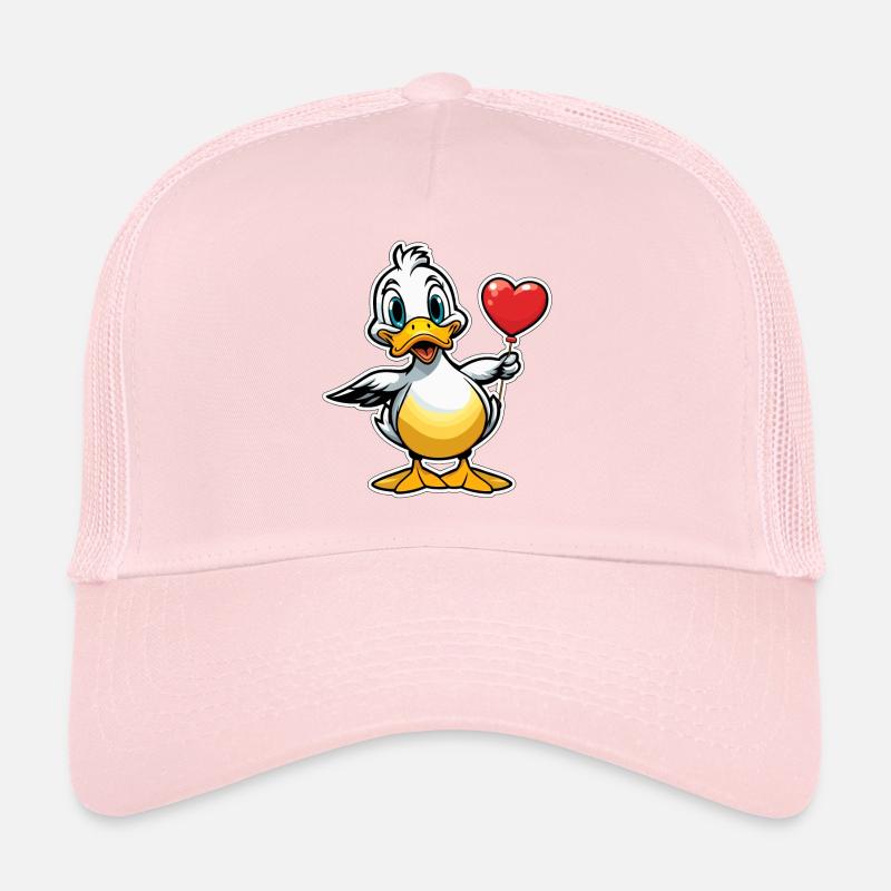 Coeur de canard - Saint-Valentin Casquette trucker 