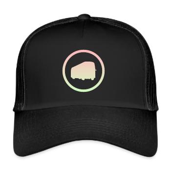 Bus Transport School Bus - Trucker Cap - black/black - Front