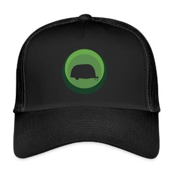 Caravan Camper Caravan - Trucker Cap - black/black - Front