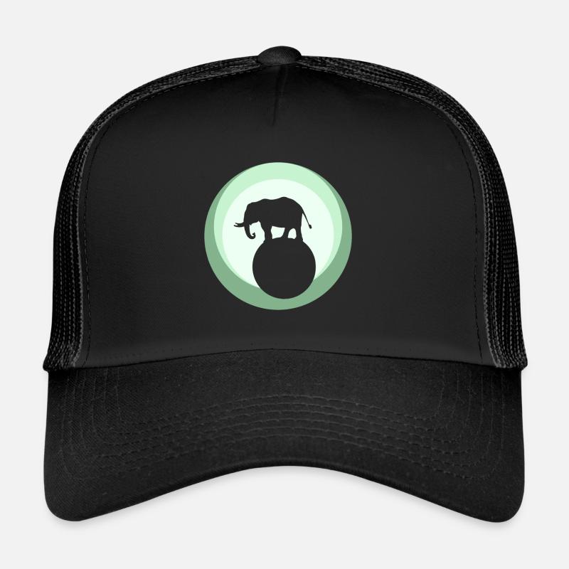 Circus Tent Circus Tent Elephant Trucker Cap