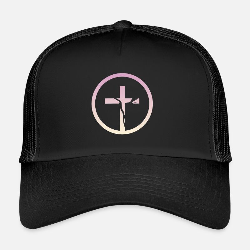 Bibelvers Christ Christlich - Trucker Cap - Schwarz/Schwarz