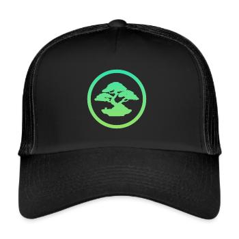 Japanese Art Japanese Art Bonsai - Trucker Cap - black/black - Front