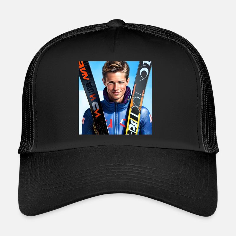 Sauteur à ski Casquette trucker 