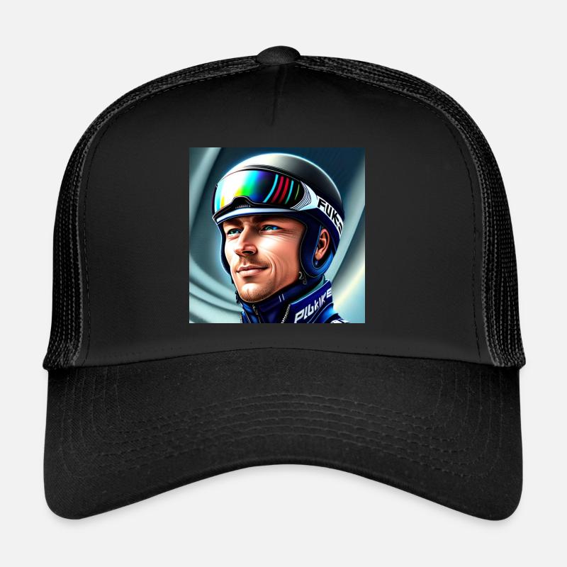 Portrait de sauteur à ski Casquette trucker 