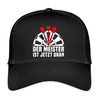 Funny Darts and Darts Gifts for Darts Players - Trucker Cap - black/black - Front