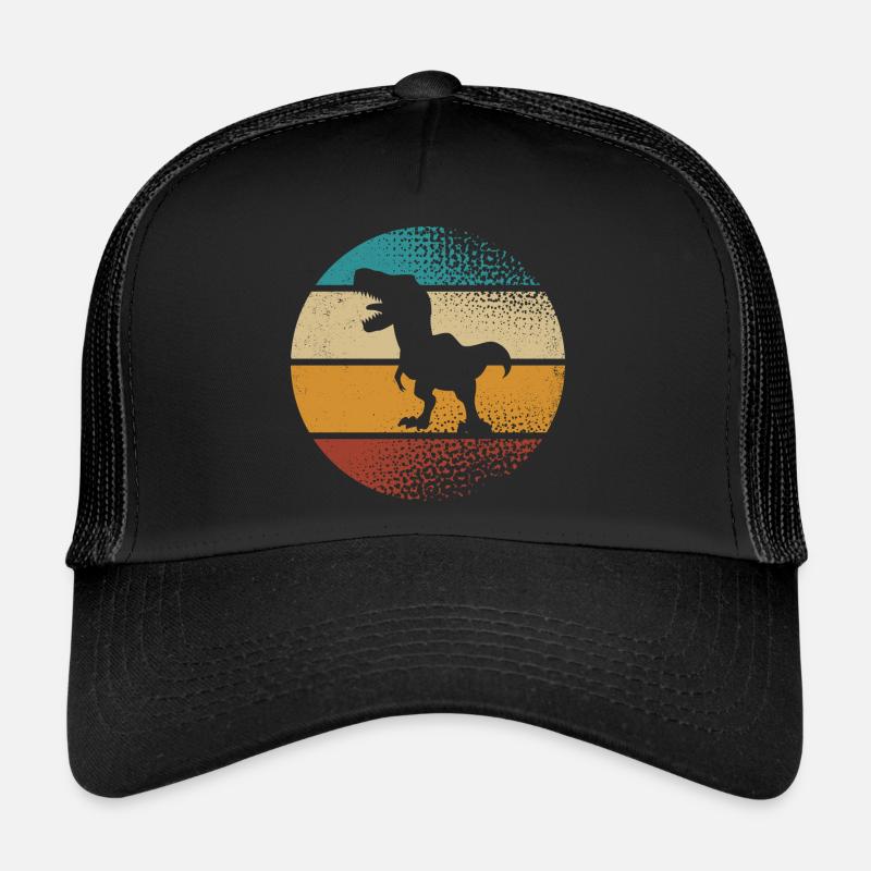T Rex - Trucker Cap - Schwarz/Schwarz