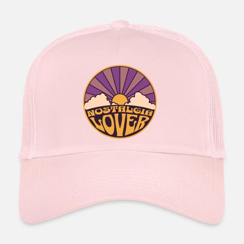 Nostalgia Lover Retro Sunset Trucker Cap