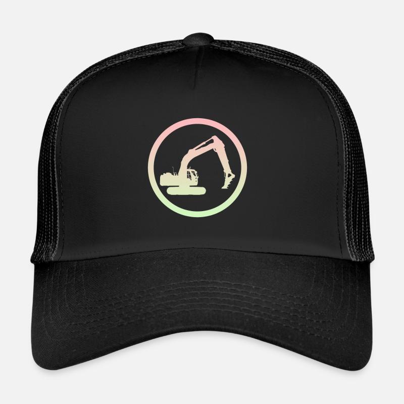 Excavator Driver Construction Site Construction Worker Trucker Cap