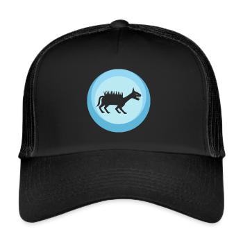 Mythical Creatures Mythical Animal Fairy Tales - Trucker Cap - black/black - Front