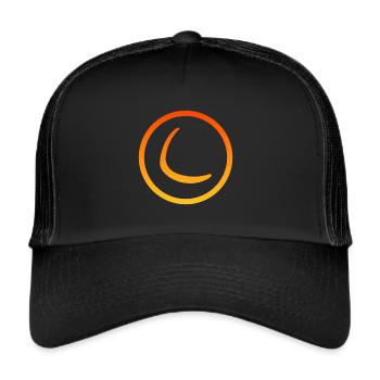 Lancer Bâton Boomerang Lancer - Casquette trucker  - noir/noir - Devant