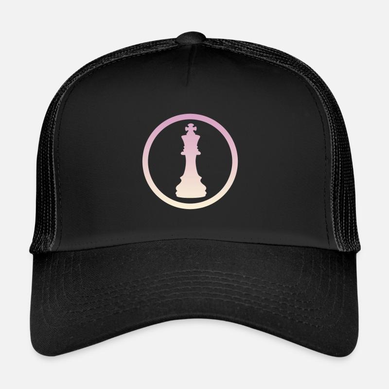 Schachmatt Schach Schachfigur Trucker Cap