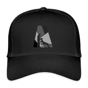 Chiropraktiker Chiropraktiker Mediziner - Trucker Cap - Schwarz/Schwarz - Vorne